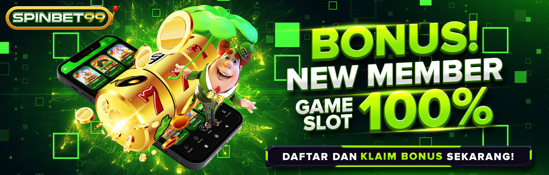 BONUS NEW MEMBER SLOT 100%