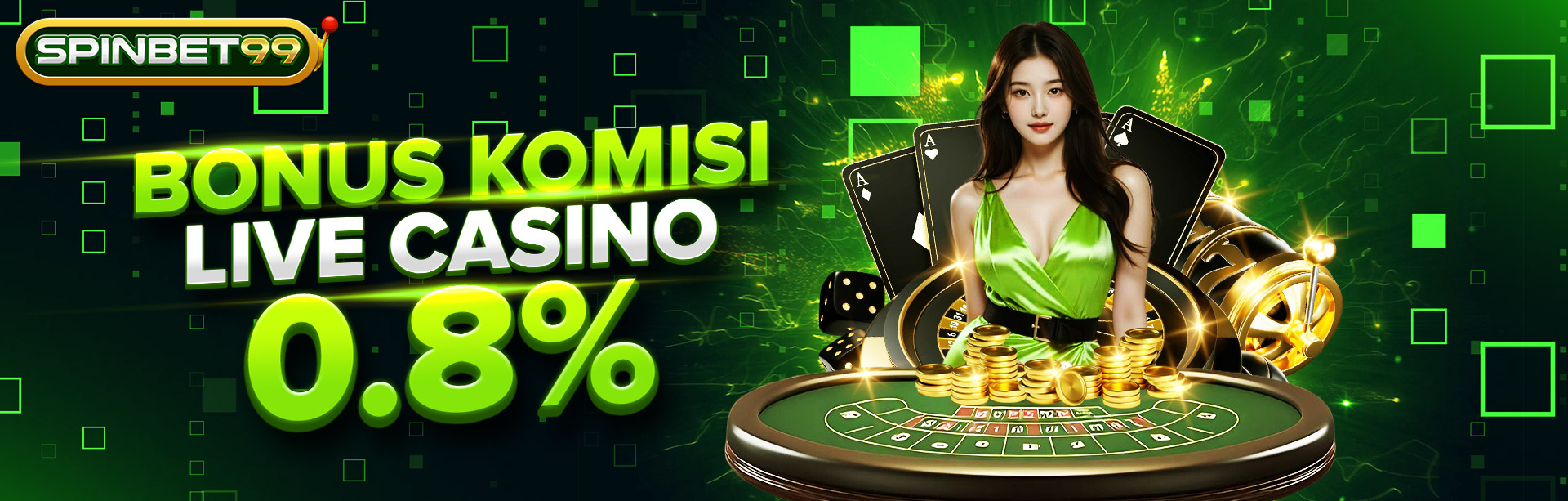 BONUS KOMISI LIVE CASINO 0.8%
