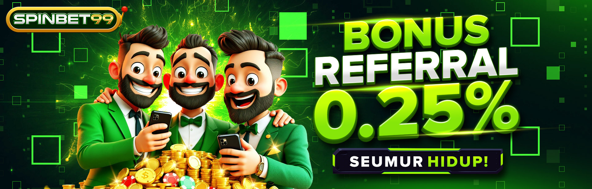 BONUS REFERRAL TURNOVER 0.25%