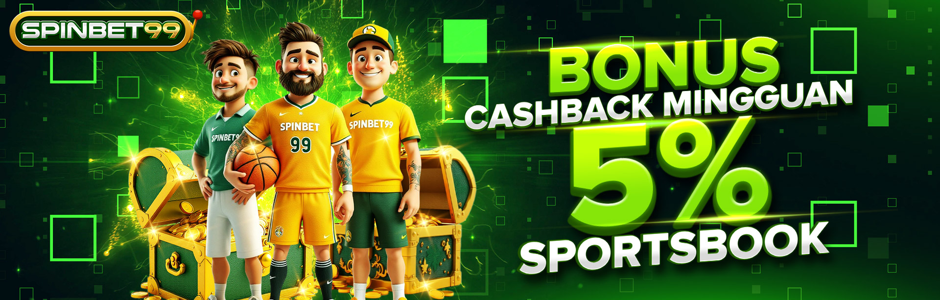 BONUS CASHBACK 5% SPORT