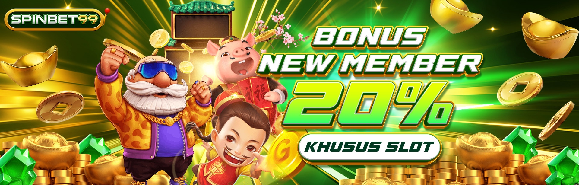 BONUS NEW MEMBER 20% DI AWAL