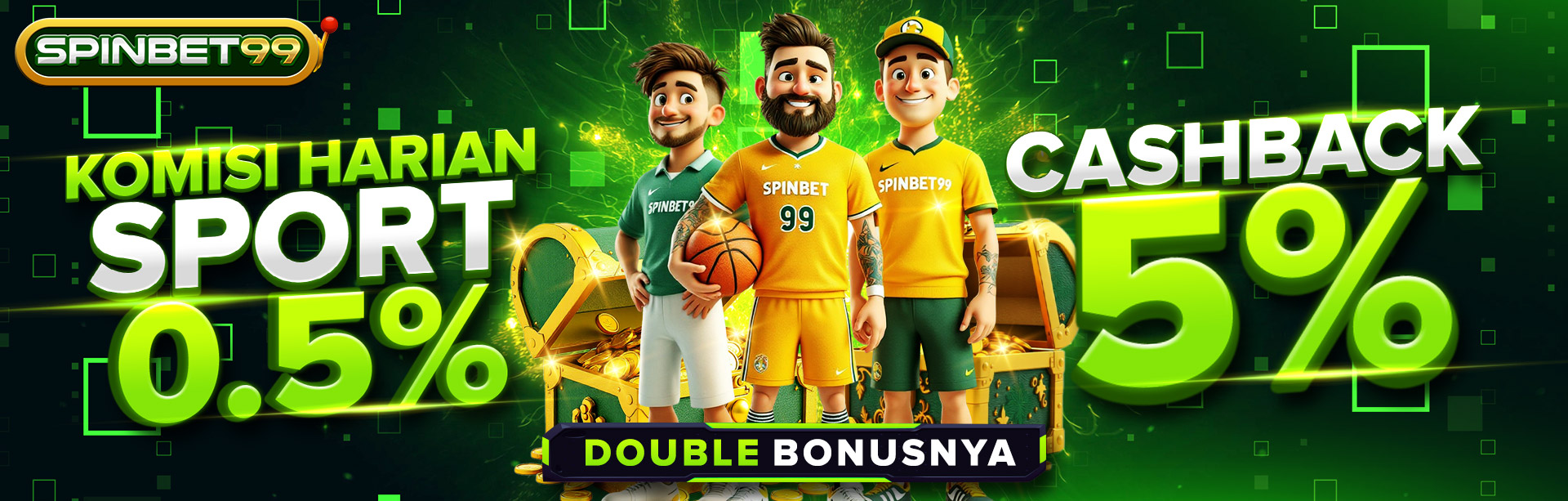 KOMISI HARIAN SPORT 0.5% & CASHBACK SPORT 5%